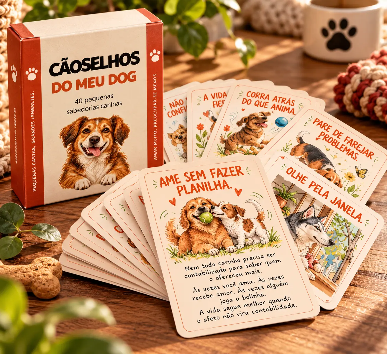 Cartas ilustradas de filosofia canina